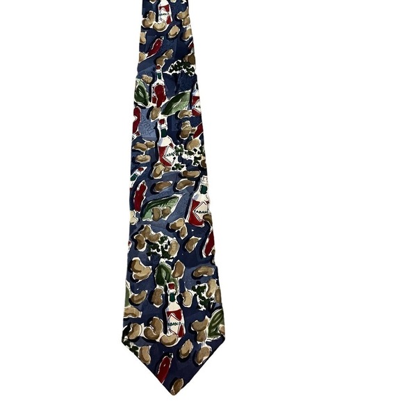 Tabasco Men's Silk Necktie EUC - Picture 1 of 3